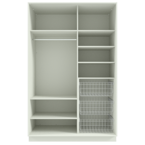 Garderoob Kahe Liuguksega Monumenthall Peegliga Kolme Pesukorviga paremal.