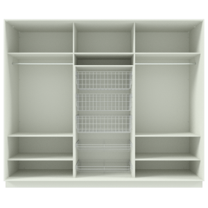  Garderoob Monumenthall Kolme Liuguksega Peegliga Kolme Pesukorviga Kahe Jalatsikorviga