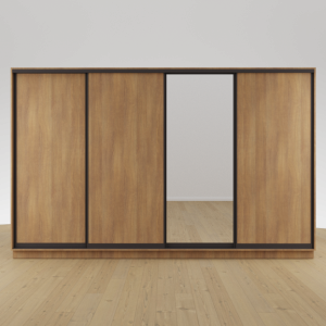 Elenor Pähkel Parona Nelja Uksega Peegliga Nelja Pesukorviga