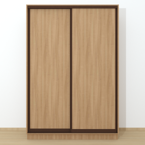 Riidekapp Garderoob Kahe Liuguksega Pähkel Parona