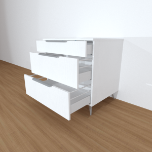 Kummut Kolme sahtliga Valge Struktuurne