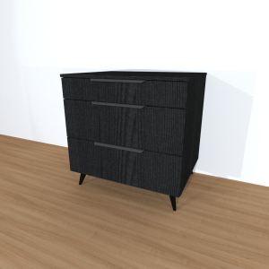 Kummut Kolme sahtliga Must struktuurne