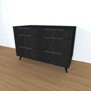 Kummut kuue sahtliga Must struktuurne