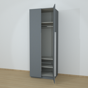 Riidekapp Garderoob Kahe Käänduksega Monument Hall